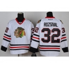 nhl jerseys chicago blackhawks #32 rozsival white[rozsival]