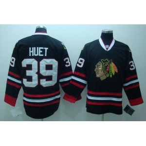 nhl jerseys chicago blackhawks #39 huet black