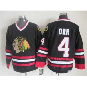 nhl jerseys chicago blackhawks #4 orr black