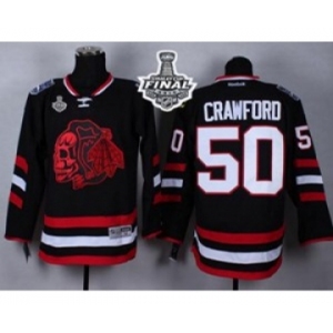nhl jerseys chicago blackhawks #50 crawford black 2014 Stadium Series[2015 stanley cup]