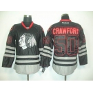 nhl jerseys chicago blackhawks #50 crawford black[2011 new]