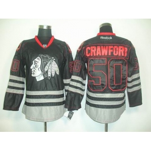 nhl jerseys chicago blackhawks #50 crawford black[2011 new]