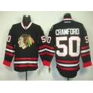 nhl jerseys chicago blackhawks #50 crawford black