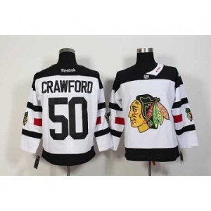 nhl jerseys chicago blackhawks #50 crawford white[2016 stadium]