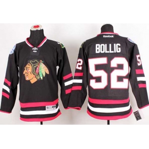 nhl jerseys chicago blackhawks #52 bollig black[2014 new stadium]