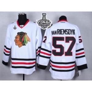 nhl jerseys chicago blackhawks #57 Trevor Van Riemsdyk white[2015 stanley cup]