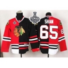 nhl jerseys chicago blackhawks #65 shaw black-red[split][2015 stanley cup]