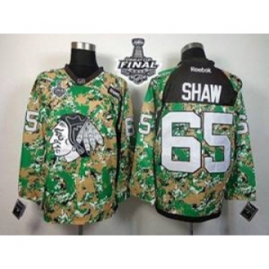 nhl jerseys chicago blackhawks #65 shaw camo[2015 stanley cup]