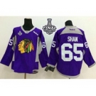 nhl jerseys chicago blackhawks #65 shaw purple[2015 stanley cup]