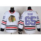 nhl jerseys chicago blackhawks #65 shaw white[number purple]