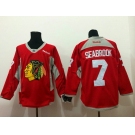 nhl jerseys chicago blackhawks #7 seabrook red[new]