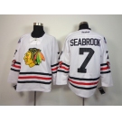 nhl jerseys chicago blackhawks #7 seabrook white[2015 new classic]