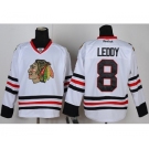 nhl jerseys chicago blackhawks #8 leddy white