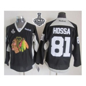 nhl jerseys chicago blackhawks #81 hossa black[2015 new][2015 stanley cup]