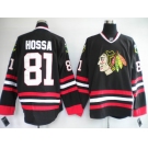 nhl jerseys chicago blackhawks #81 hossa black