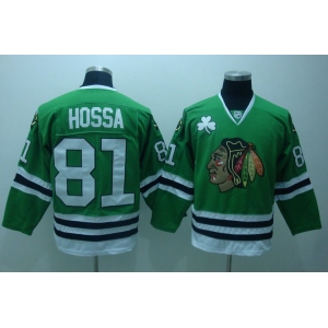 nhl jerseys chicago blackhawks #81 hossa green