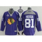 nhl jerseys chicago blackhawks #81 hossa purple[2015 stanley cup]
