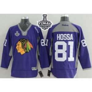 nhl jerseys chicago blackhawks #81 hossa purple[2015 stanley cup]