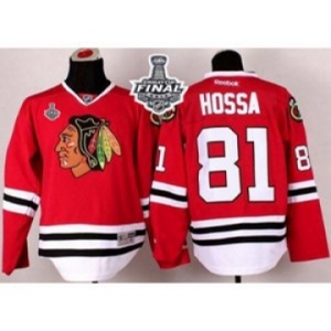 nhl jerseys chicago blackhawks #81 hossa red[2015 stanley cup]
