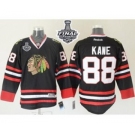 nhl jerseys chicago blackhawks #88 kane black[2015 stanley cup]