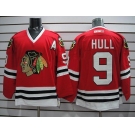 nhl jerseys chicago blackhawks #9 hull red ccm
