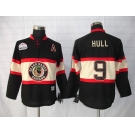 nhl jerseys chicago blackhawks #9 hull third black[winter classic]