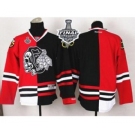 nhl jerseys chicago blackhawks blank black-red-1[split][the skeleton head][2015 stanley cup]