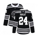 Women's Adidas Chicago Blackhawks #24 Martin Havlat Authentic Black 2019 Winter Classic NHL Jersey