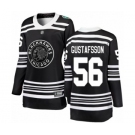 Women's Chicago Blackhawks #56 Erik Gustafsson Black 2019 Winter Classic Fanatics Branded Breakaway NHL Jersey