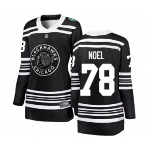 Women's Chicago Blackhawks #78 Nathan Noel Black 2019 Winter Classic Fanatics Branded Breakaway NHL Jersey