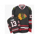 Women's Reebok Chicago Blackhawks #13 CM Punk Authentic Black Third NHL Jersey