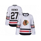Women's Reebok Chicago Blackhawks #27 Jeremy Roenick Authentic White 2017 Winter Classic NHL Jersey