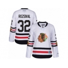 Women's Reebok Chicago Blackhawks #32 Michal Rozsival Authentic White 2017 Winter Classic NHL Jersey