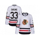 Women's Reebok Chicago Blackhawks #33 Scott Darling Authentic White 2017 Winter Classic NHL Jersey