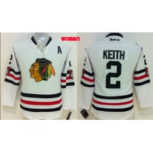 women nhl jerseys chicago blackhawks #2 keith white[2015 winter classic]