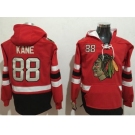 Chicago Blackhawks #88 Patrick Kane Red Name & Number Pullover NHL Hoodie