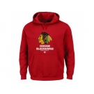 Chicago Blackhawks Majestic Red Critical Victory VIII Fleece Hoodie