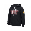 Chicago Blackhawks Reebok Stitch Black Em Up Lace Hoodie