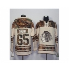 Men's Chicago Blackhawks #65 Andrew Shaw Cream Camo Stitched NHL Jersey