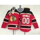 NHL Chicago Blackhawks #00 Clark Griswold Red Sawyer Hooded Sweatshirt 2015 Stanley Cup Stitched Jerseys