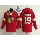NHL Chicago Blackhawks #19 Jonathan Toews Red 2015 Stanley Cup Pullover Jerseys