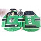 NHL Chicago Blackhawks #2 Duncan Keith Green St. Patrick's Day McNary Lace Hoodie 2015 Stanley Cup Stitched Jerseys