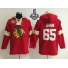NHL Chicago Blackhawks #65 Andrew Shaw Red 2015 Stanley Cup Pullover Jerseys