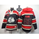 NHL Chicago Blackhawks #88 Patrick Kane Black Sawyer Hooded Sweatshirt 2015 Stanley Cup Stitched Jerseys