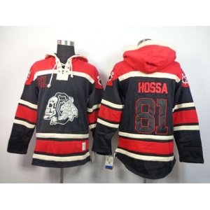 nhl jerseys chicago blackhawks #81 hossa red-black[pullover hooded sweatshirt][the skeleton head]