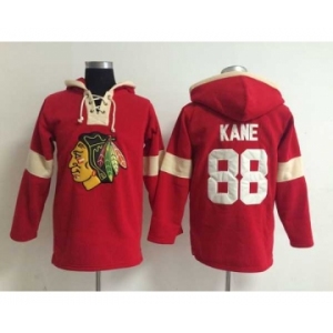 nhl jerseys chicago blackhawks #88 kane red-cream[pullover hooded sweatshirt]