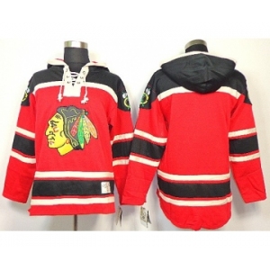 nhl jerseys chicago blackhawks red[pullover hooded sweatshirt]