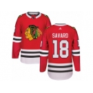 Youth Adidas Chicago Blackhawks #18 Denis Savard Premier Red Home NHL Jersey