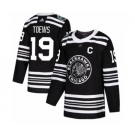 Youth Adidas Chicago Blackhawks #19 Jonathan Toews Authentic Black 2019 Winter Classic NHL Jersey