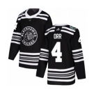 Youth Adidas Chicago Blackhawks #4 Bobby Orr Authentic Black 2019 Winter Classic NHL Jersey